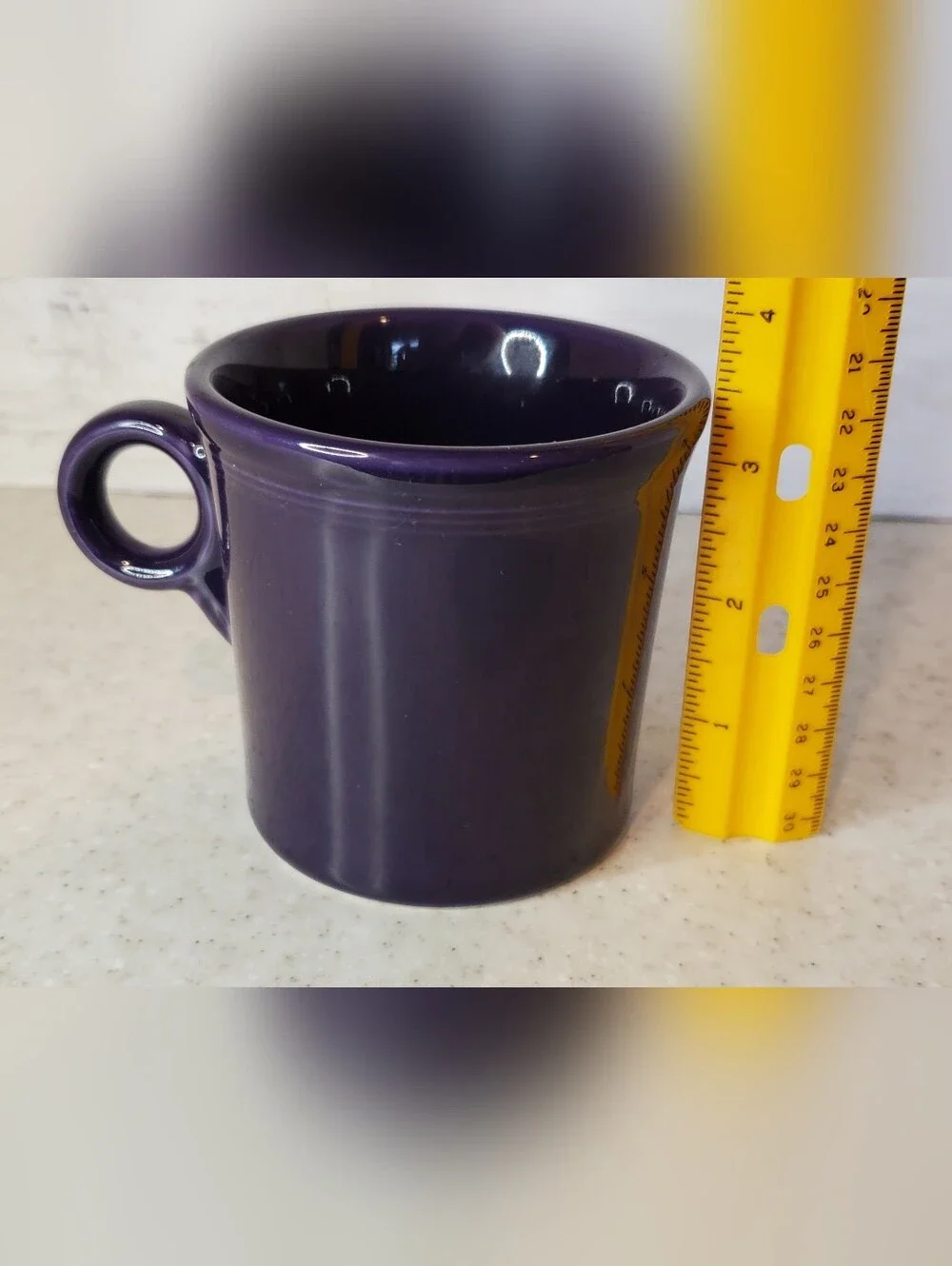 Fiesta HLC Plum Ring Handle Mug Retired Purple Coffee Cup USA Homer Laughlin 10